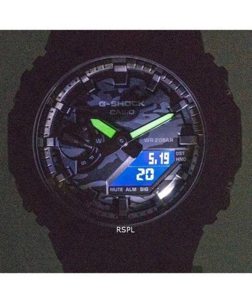 카시오 G-Shock 다이버의 아날로그 디지털 석영 GA-2100CA-8A GA2100CA-8 200M 남성용 시계