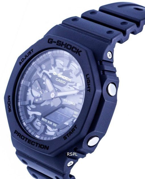 카시오 G-Shock 다이버의 아날로그 디지털 석영 GA-2100CA-8A GA2100CA-8 200M 남성용 시계