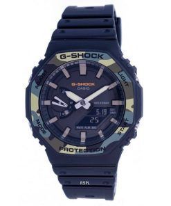 카시오 G-Shock 다이버의 아날로그 디지털 쿼츠 GA-2100SU-1A GA2100SU-1 200M 남성용 시계