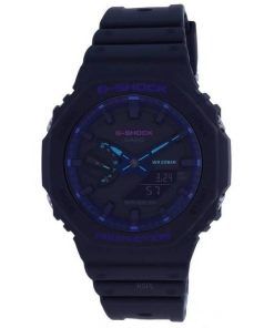 카시오 G-Shock 아날로그 디지털 블랙 다이얼 쿼츠 GA-2100VB-1A GA2100VB-1 200M 남성용 시계