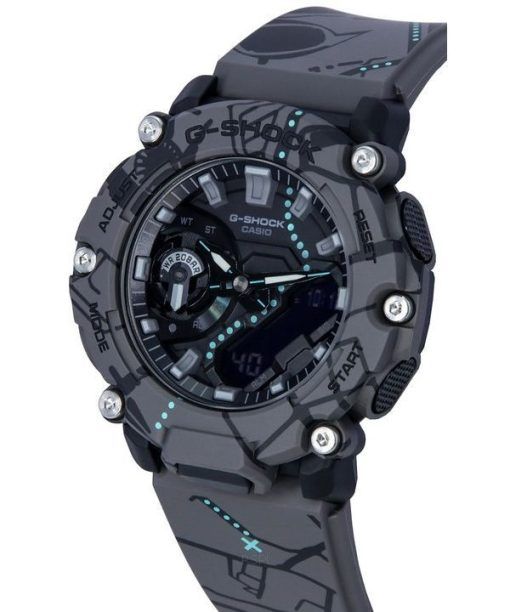 카시오 G-Shock Shibuya Treasure Hunt 아날로그 디지털 쿼츠 GA-2200SBY-8A 200M 남성용 시계