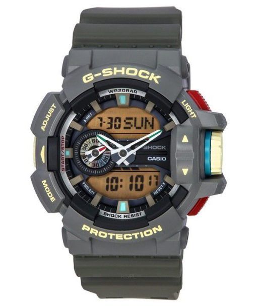 카시오 G-Shock 아날로그 디지털 레트로 패션 빈티지 시리즈 쿼츠 GA-400PC-8A 200M 남성용 시계