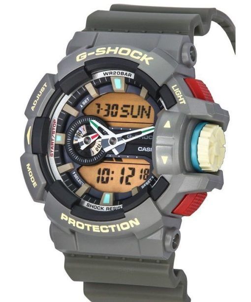 카시오 G-Shock 아날로그 디지털 레트로 패션 빈티지 시리즈 쿼츠 GA-400PC-8A 200M 남성용 시계