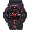 Casio G-Shock X Ignite Red Series 아날로그 디지털 쿼츠 GA-700BNR-1A GA700BNR-1 200M 남성용 시계