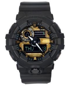 카시오 G-Shock 아날로그 디지털 러스트 시리즈 수지 스트랩 쿼츠 GA-700RC-1A 200M 남성용 시계