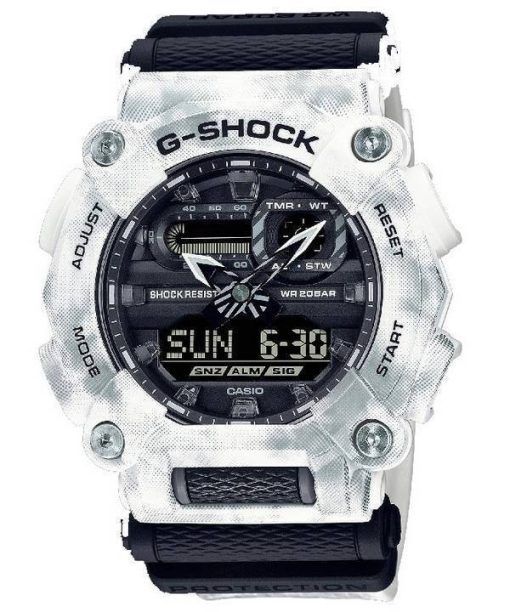 카시오 G-Shock 냉동 숲 아날로그 디지털 석영 GA-900GC-7A GA900GC-7 200M 남성용 시계