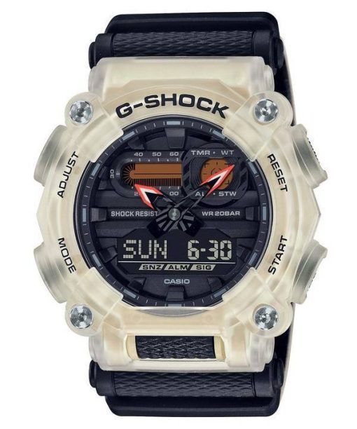 Casio G-Shock Tech Skeleton World Time 아날로그 디지털 GA-900TS-4A GA900TS-4 200M 남성용 시계