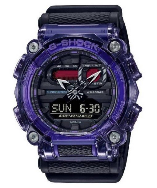 Casio G-Shock Tech Skeleton World Time 아날로그 디지털 GA-900TS-6A GA900TS-6 200M 남성용 시계