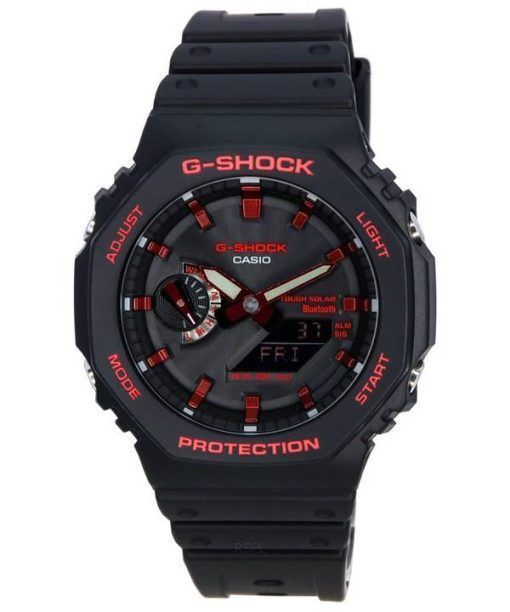 Casio G-Shock Analog Digital X Ignite Red Series Solar GA-B2100BNR-1A GAB2100BNR-1 200M 남성용 시계
