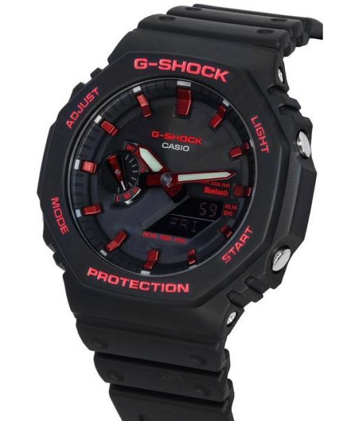 Casio G-Shock Analog Digital X Ignite Red Series Solar GA-B2100BNR-1A GAB2100BNR-1 200M 남성용 시계