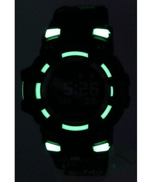 Casio G-Shock G-Squad 디지털 레진 스트랩 쿼츠 GBD-100LM-1 200M 남성용 시계