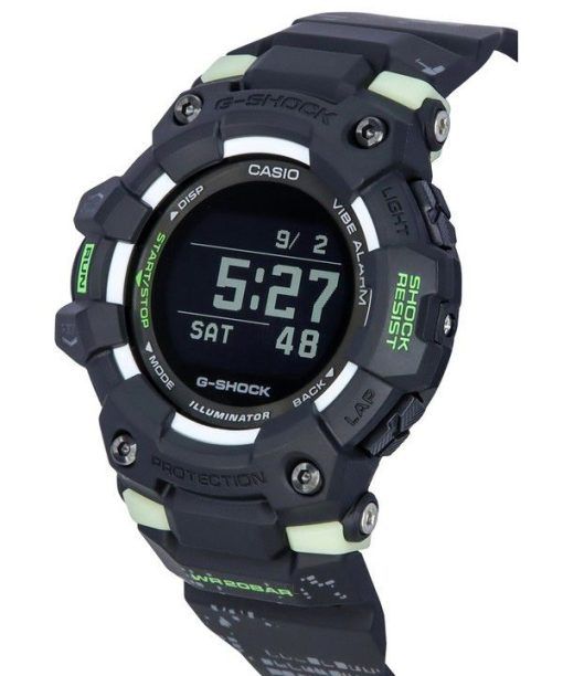 Casio G-Shock G-Squad 디지털 레진 스트랩 쿼츠 GBD-100LM-1 200M 남성용 시계