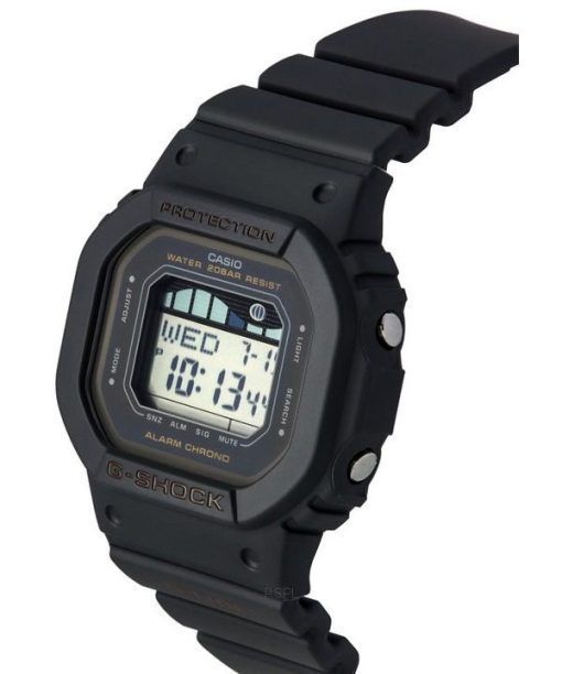 Casio G-Shock G-Lide Digital With Tide And Moon Graphs 쿼츠 GLX-S5600-1 200M 여성용 시계