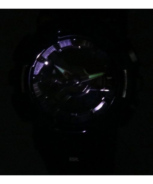 카시오 G-Shock Metal Clad 아날로그 디지털 쿼츠 GM-110BB-1A GM110BB-1 200M 남성용 시계