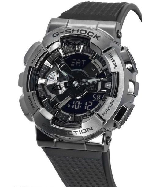 카시오 G-Shock Metal Clad 아날로그 디지털 쿼츠 GM-110BB-1A GM110BB-1 200M 남성용 시계