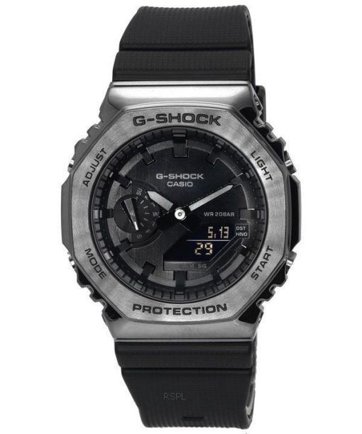 카시오 G-Shock Metal Clad 아날로그 디지털 쿼츠 GM-2100BB-1A GM2100BB-1 200M 남성용 시계