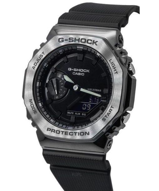 카시오 G-Shock Metal Clad 아날로그 디지털 쿼츠 GM-2100BB-1A GM2100BB-1 200M 남성용 시계