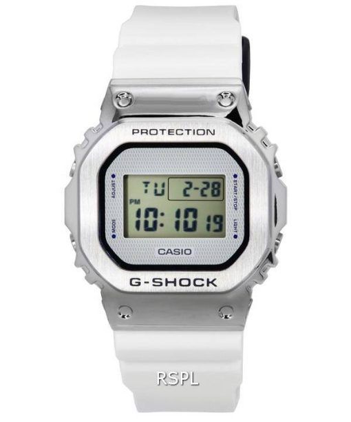 카시오 G-Shock Retro 한정판 디지털 쿼츠 GM-5600LC-7 GM5600LC-7 200M 여성용 시계