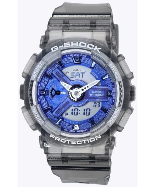 카시오 G-Shock 아날로그 디지털 블루 다이얼 쿼츠 GMA-S110TB-8A 200M 여성용 시계