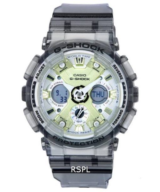 카시오 G-Shock GMA 아날로그 디지털 석영 GMA-S120GS-8A GMAS120GS-8 200M 여성용 시계