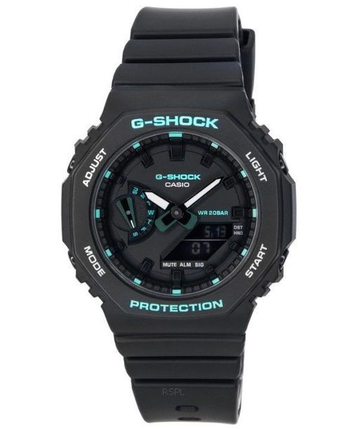 카시오 G-Shock 아날로그 디지털 블랙 다이얼 쿼츠 GMA-S2100GA-1A GMAS2100GA-1 200M 여성용 시계