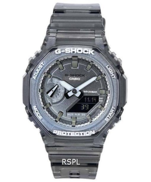 카시오 G-Shock 메탈릭 스켈레톤 아날로그 디지털 쿼츠 GMA-S2100SK-1A GMAS2100SK-1 200M 여성용 시계
