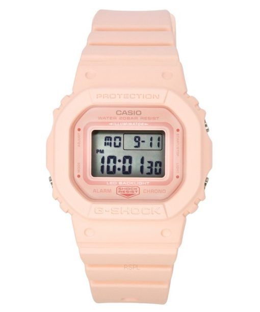 Casio G-Shock 디지털 복숭아 레진 스트랩 쿼츠 GMD-S5600BA-4 200M 여성용 시계