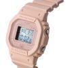 Casio G-Shock 디지털 복숭아 레진 스트랩 쿼츠 GMD-S5600BA-4 200M 여성용 시계