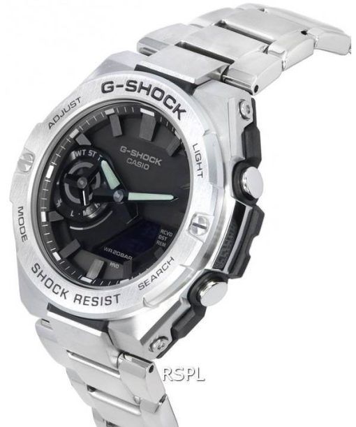 카시오 G-Shock G-Steel 아날로그 디지털 터프 솔라 GST-B500D-1A1 GSTB500D-1A1 200M 남성용 시계