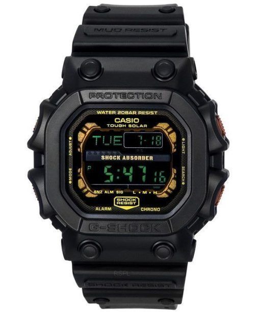 카시오 G-Shock GXW GX-56 시리즈 디지털 녹슨 텍스처 수지 스트랩 솔라 GX-56RC-1 200M 남성용 시계