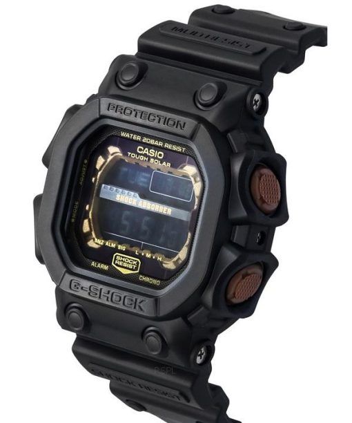 카시오 G-Shock GXW GX-56 시리즈 디지털 녹슨 텍스처 수지 스트랩 솔라 GX-56RC-1 200M 남성용 시계