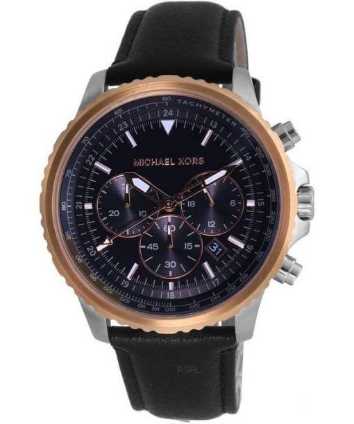 Michael Kors Cortlandt 크로노그래프 검은색 다이얼 쿼츠 MK8905 남성용 시계