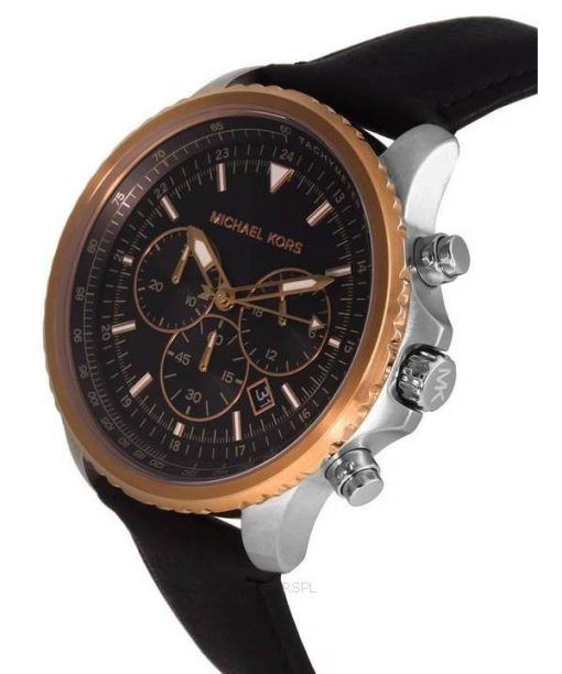 Michael Kors Cortlandt 크로노그래프 검은색 다이얼 쿼츠 MK8905 남성용 시계