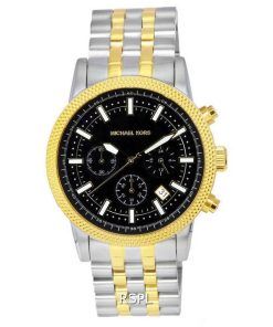 Michael Kors Hutton 크로노그래프 블랙 다이얼 쿼츠 Mk8954 남성용 시계