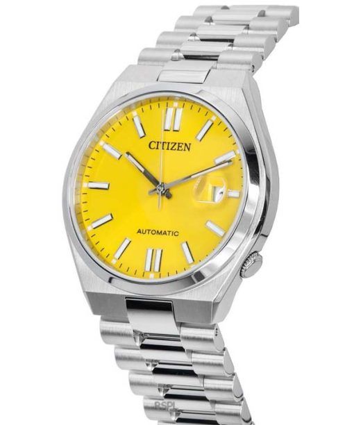 Citizen Tsuyosa 스테인레스 스틸 오렌지 다이얼 오토매틱 NJ0150-81Z 남성용 시계