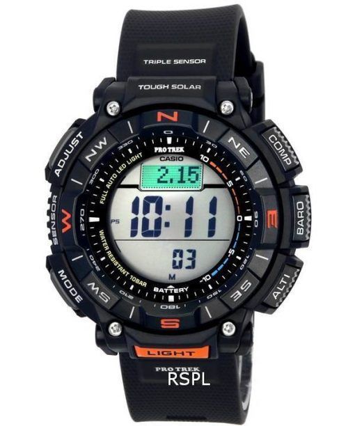 Casio Protrek Digital Solar Powered PRG-340-1 PRG340-1 100M 남성용 시계