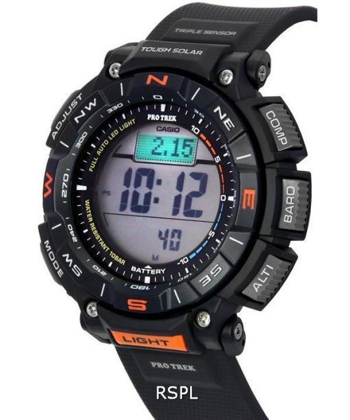 Casio Protrek Digital Solar Powered PRG-340-1 PRG340-1 100M 남성용 시계