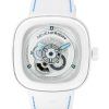 Sevenfriday P-시리즈 Curacao Day-Night 화이트 다이얼 오토매틱 P1C/05 SF-P1C-05 100M 남성용 시계