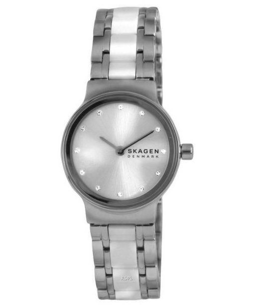 Skagen Freja Lille 스테인레스 스틸 화이트 다이얼 쿼츠 SKW3010 여성용 시계