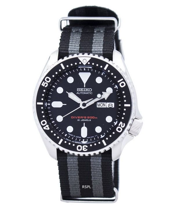 세이 코 자동 다이 버의 나토 스트랩 SKX007J1 NATO1 남자의 시계