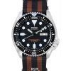 세이코 검은색 다이얼 오토매틱 다이버',s SKX007J1-var-NATO22 200M 남성용 시계