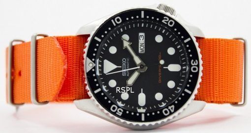 세이코 자동 다이버의 200M NATO 스트랩 SKX007K1 - NATO7 남자 시계