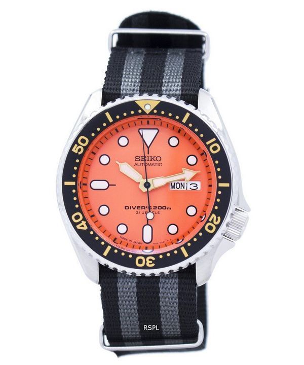세이 코 자동 다이 버의 나토 스트랩 SKX011J1 NATO1 남자의 시계