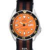 세이코 Orange 다이얼 오토매틱 다이버&#39,s SKX011J1-var-NATO22 200M 남성용 시계