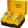 카시오 G-Shock And Baby-G Digital Honey Inspired Limited Edition 쿼츠 SLV-22B-9 SLV22B-9 커플 시계
