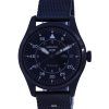 Seiko 5 Sports Flieger 스테인레스 스틸 메쉬 검은색 다이얼 오토매틱 SRPH25K1 100M 남성용 시계