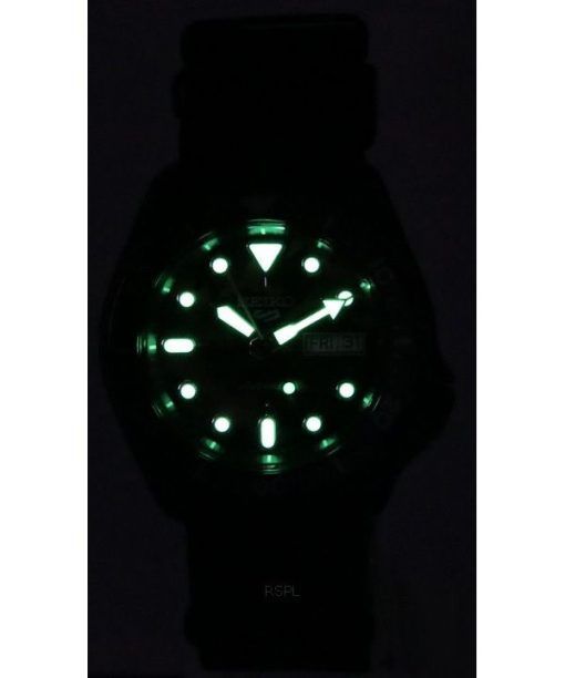 세이코 5 스포츠 SKX 스트리트 스타일 나일론 스트랩 위장 다이얼 자동 SRPJ37K1 100M 남성용 시계