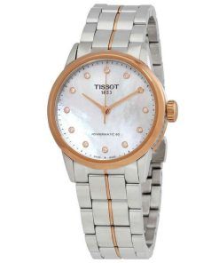 Tissot 럭셔리 레이디 파워 매틱 80 다이아몬드 악센트 오토매틱 T086.207.22.116.00 T0862072211600 여성용 시계