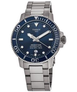 티쏘 Seastar 1000 Professional Powermatic 80 Blue Dial Diver&#39,s T120.407.11.041.03 T1204071104103 300M 남성용 시계