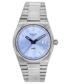 티쏘 T-Classic PRX 스테인레스 스틸 Light Blue 다이얼 쿼츠 T137.210.11.351.00 100M 남녀공용 시계